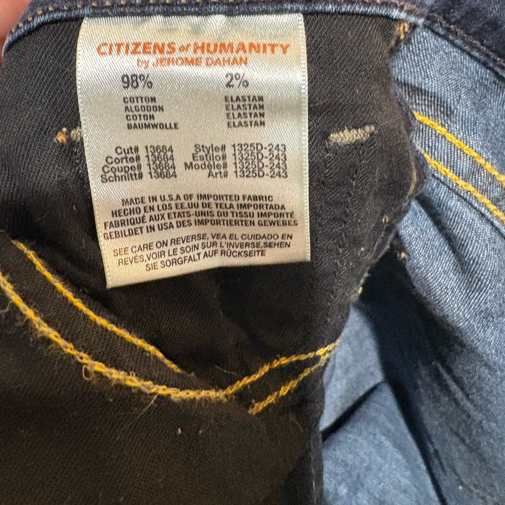 Citizens Of Humanity Petite The Dita Bootcut Leg Jeans Size 28 - Picture 13 of 16